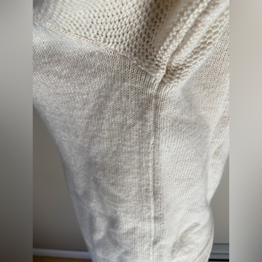 Loft Ivory Turtleneck Sweater | Women's Sz M - Picture 7 of 13
